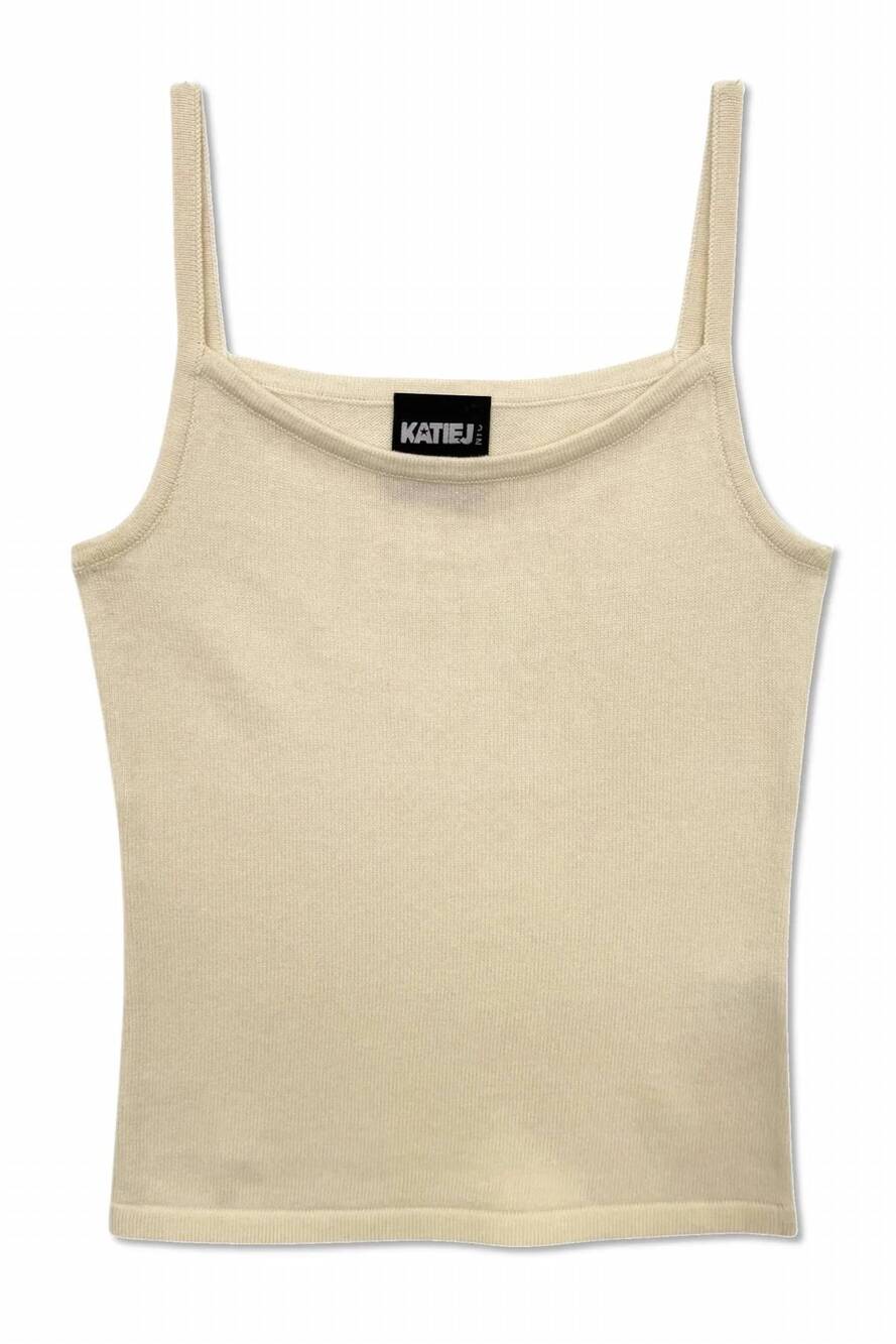 NEW KATIE J NYC girls rory tank top in oatmeal